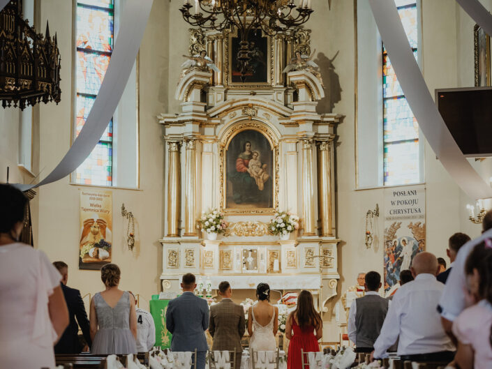 kościół, fotograf ślubny Tarnów, Tarnów fotografia ślubna