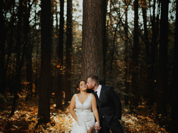fotograf ślubny Tarnów, Tarnów fotografia ślubna, las