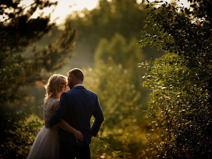 zachód słońca, sesja plenerowa, fotograf Tarnów ślubny, Tarnów fotografia ślubna